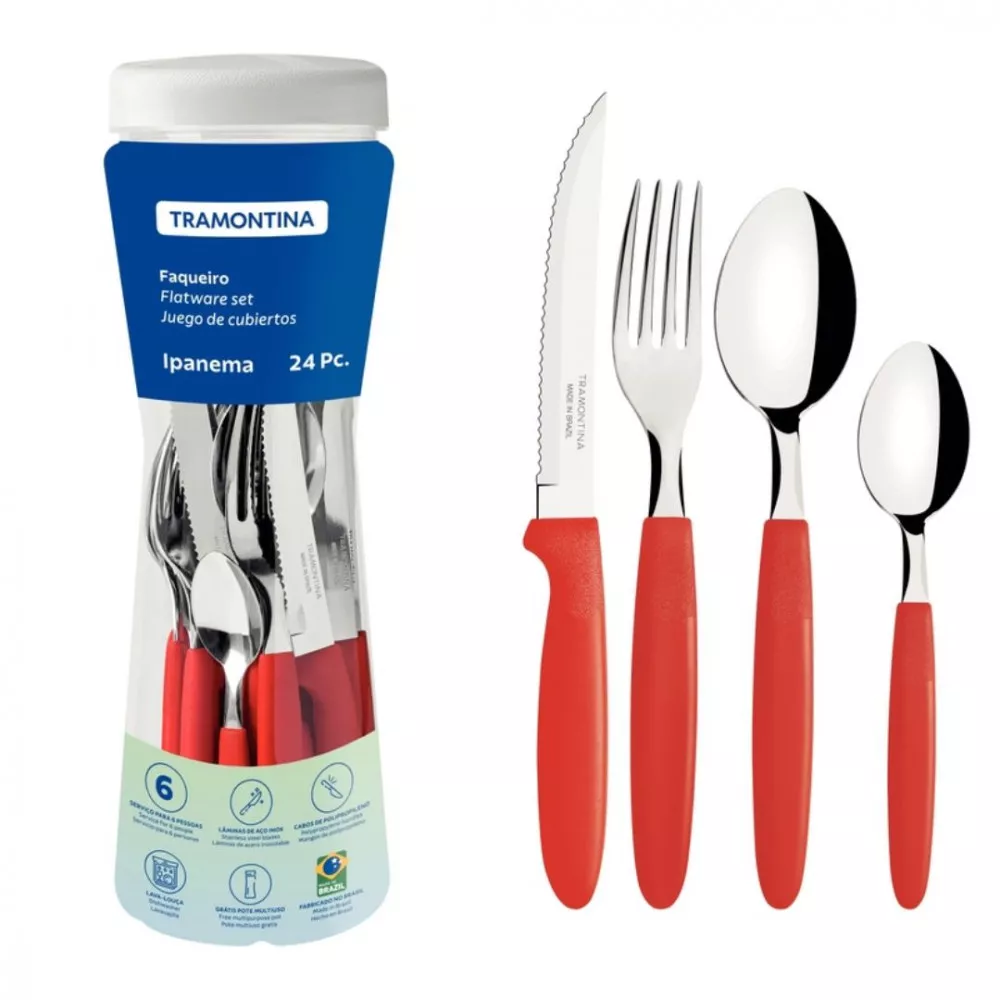 Faqueiro Tramontina Ipanema Com 24 pecas