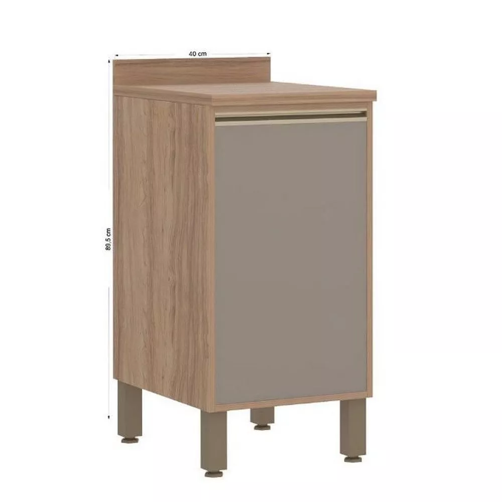 Balcão de Cozinha Yara com 1 Porta 40cm Luciane