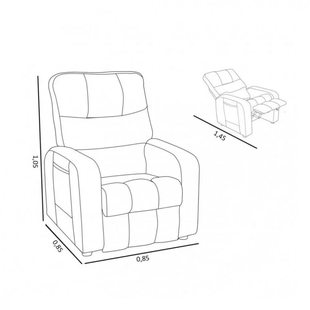 Poltrona JS Reclinável Comfort