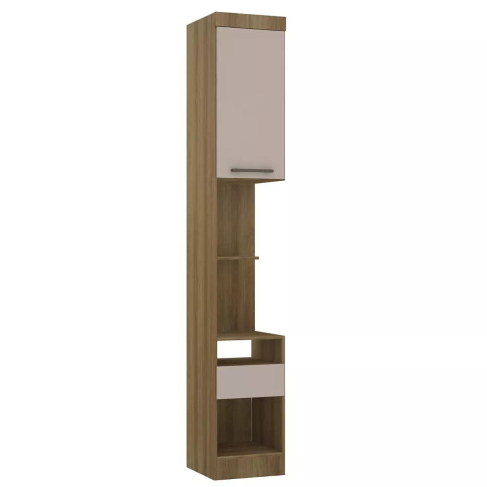 Módulo Mesa De Cabeceira Eucamoveis  Paris 1 Porta 1 Gaveta