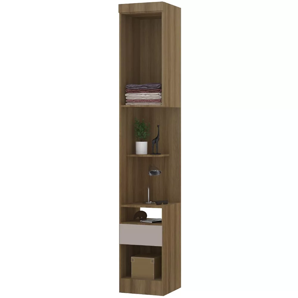 Módulo Mesa De Cabeceira Eucamoveis  Paris 1 Porta 1 Gaveta