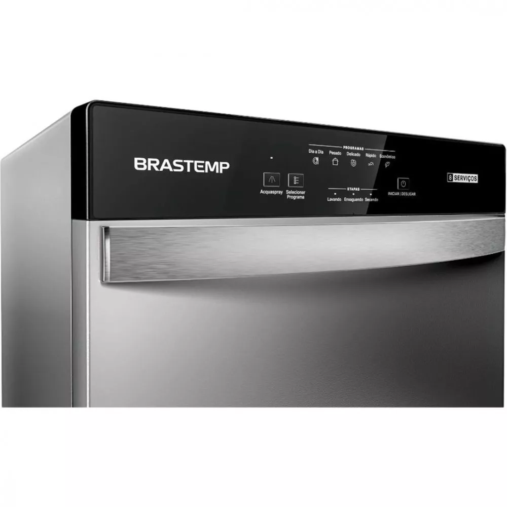 Lava Louça Brastemp 8 Serviços Inox BLF08BSBNA