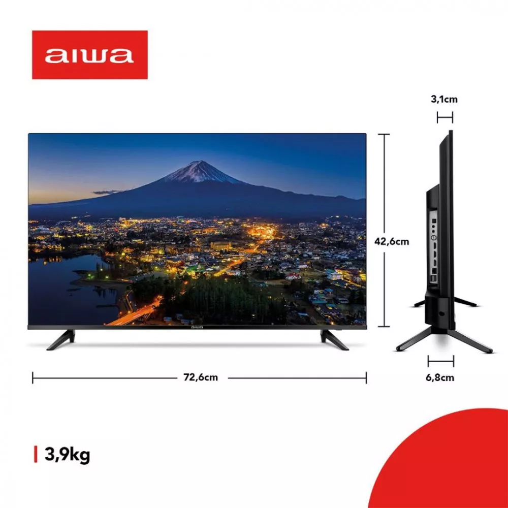 Smart TV 32 HD Aiwa AWS-TV32BL02A Android HDR10 8832-01