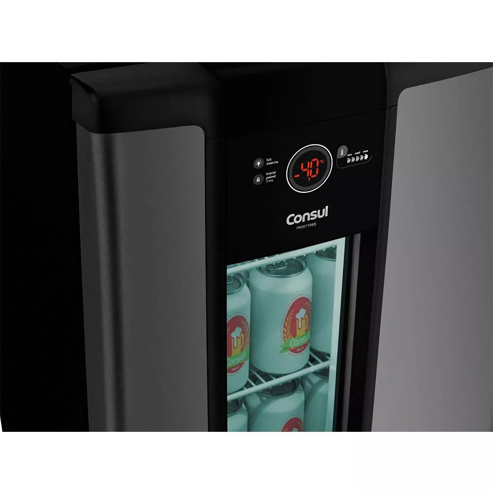 Cervejeira Consul Mais 1 Porta 82L 5 níveis de Temperatura Capacidade para 75 Latas - CZD12