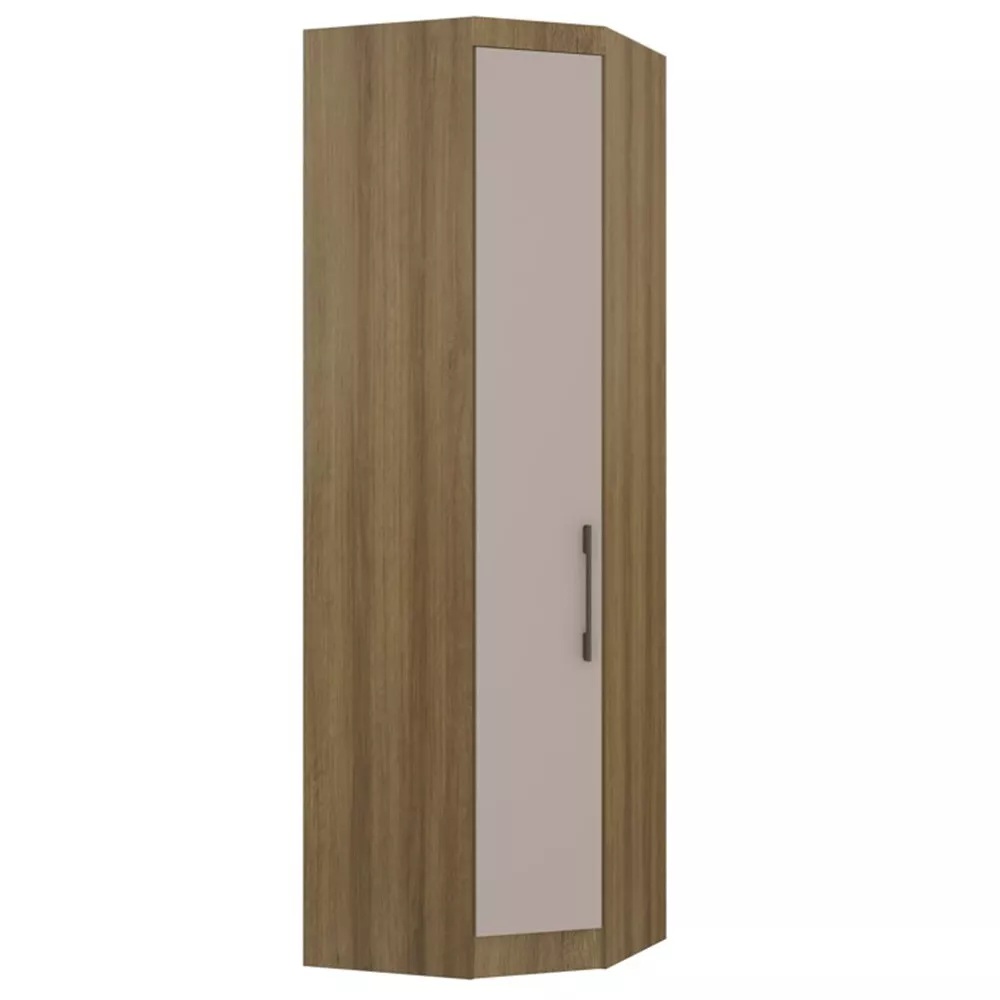 Modulo Guarda Roupa Eucamoveis Paris  Canto Diagonal 1 Porta