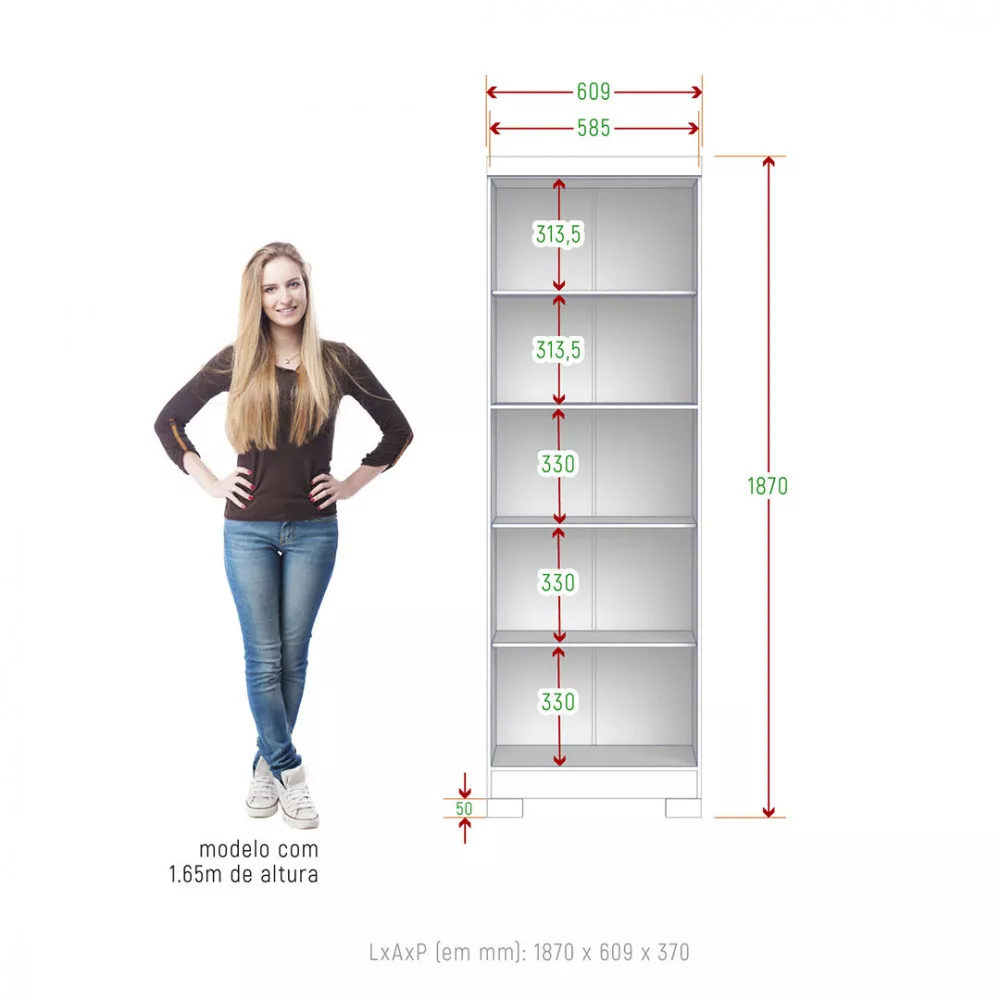 Armário Multiuso Zanzini Max Plus Com Duas Portas