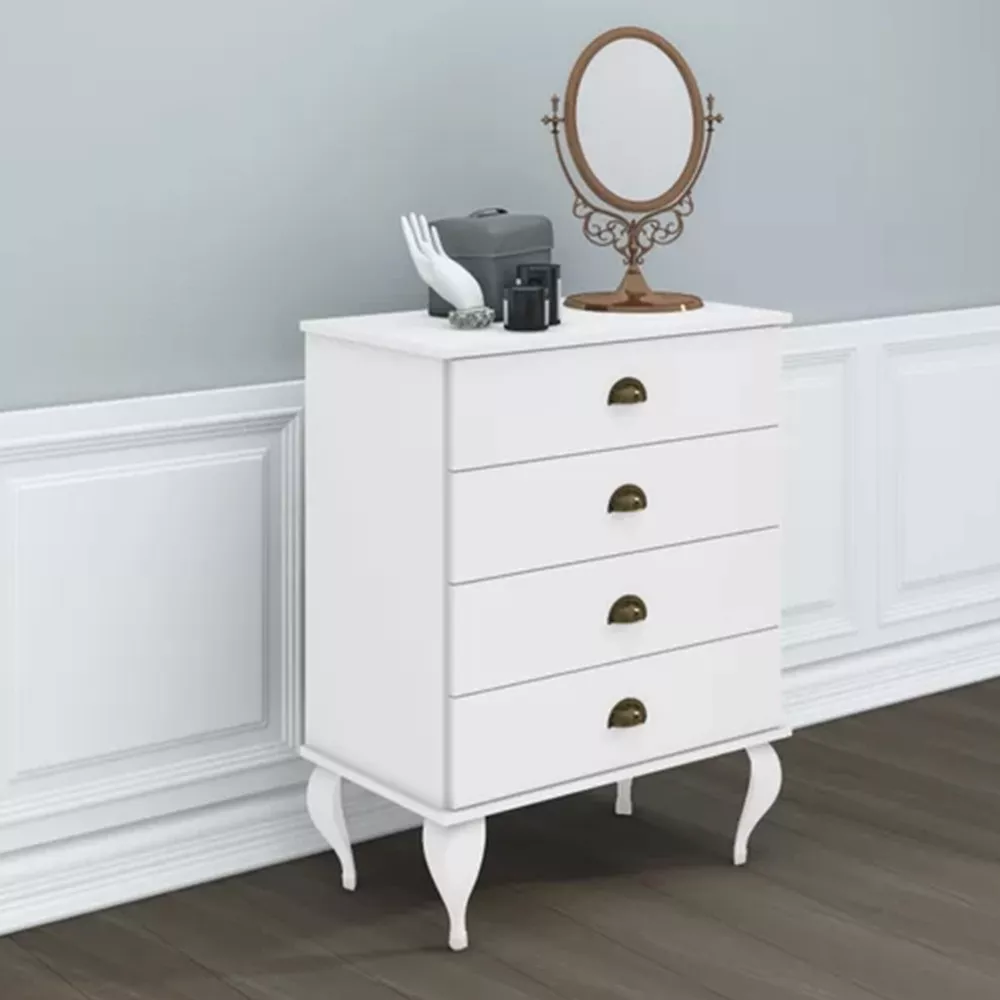 Aparador Movelbento Clássico 4 Gavetas