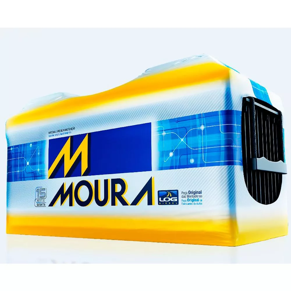 Bateria Automotiva Moura 100ah Polo Positivo Esquerdo
