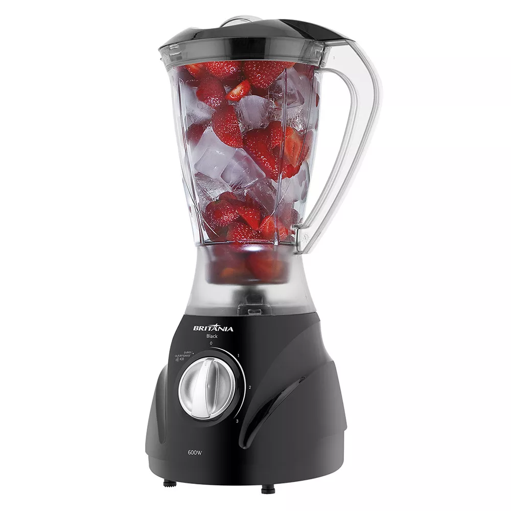 Liquidificador Diamante Black 2,1 Litros 600W Britânia