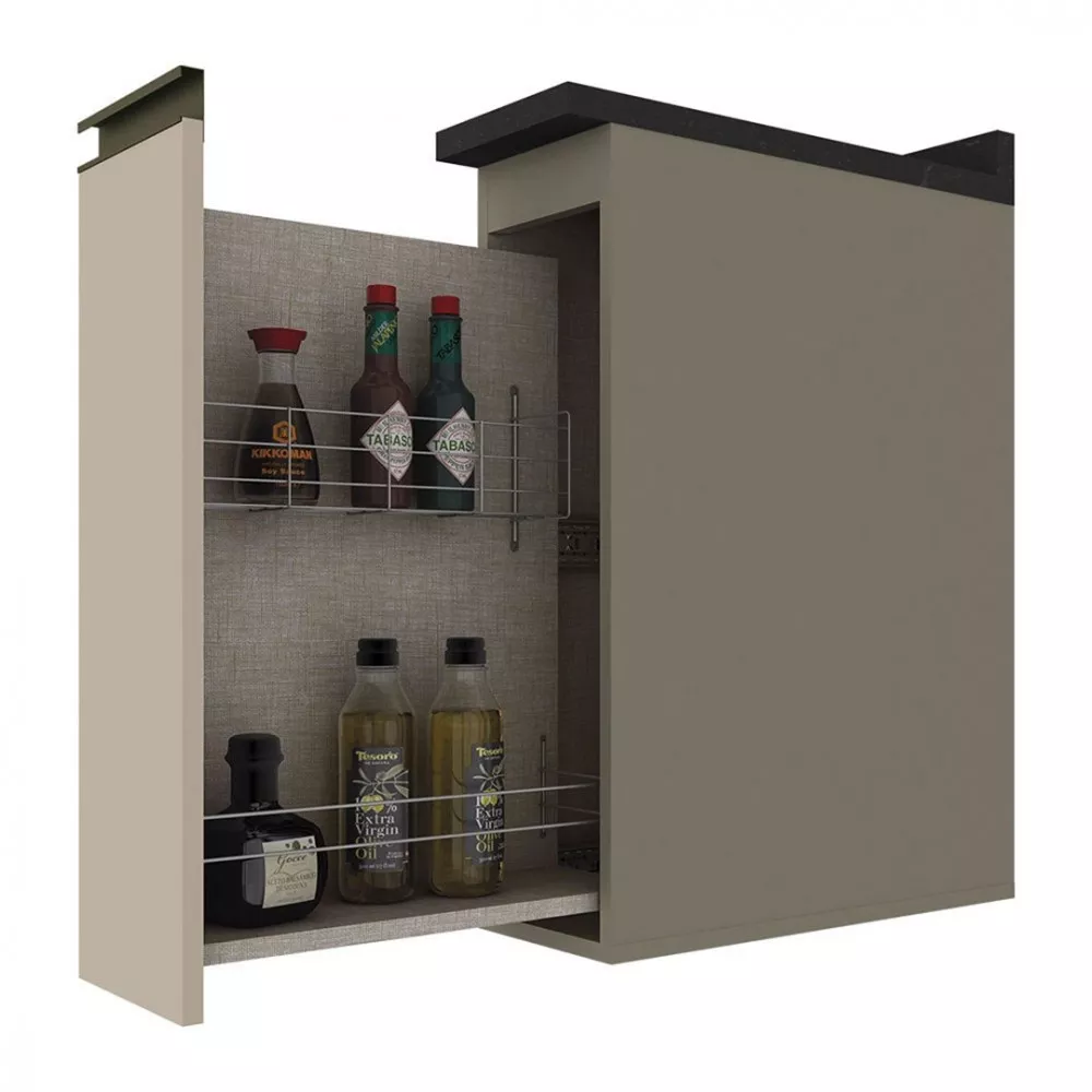 Balcão Henn Para Condimentos Connect Sem Tampo 20 cm