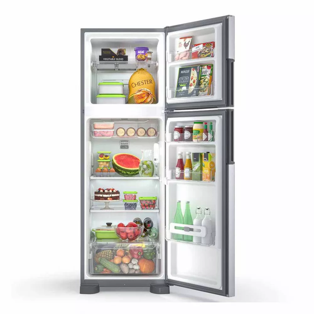 Refrigerador Consul Frost Free Inox 386 L Duplex CRM44AKBNA