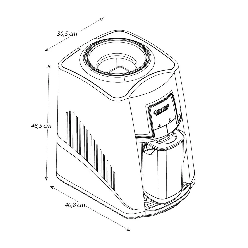 Bebedouro de Água Premium Colormaq CBEHFBA1