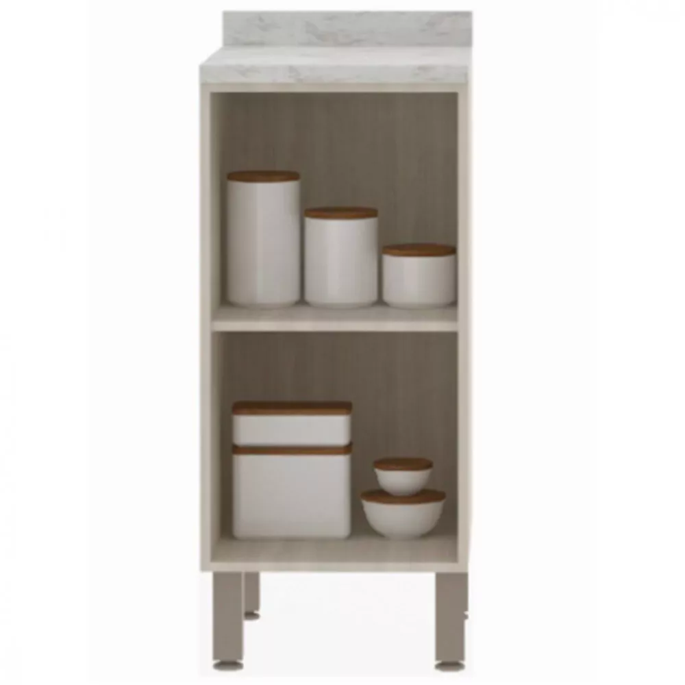 Balcão/ Armário Luciane Linea 01 Porta Com Tampo