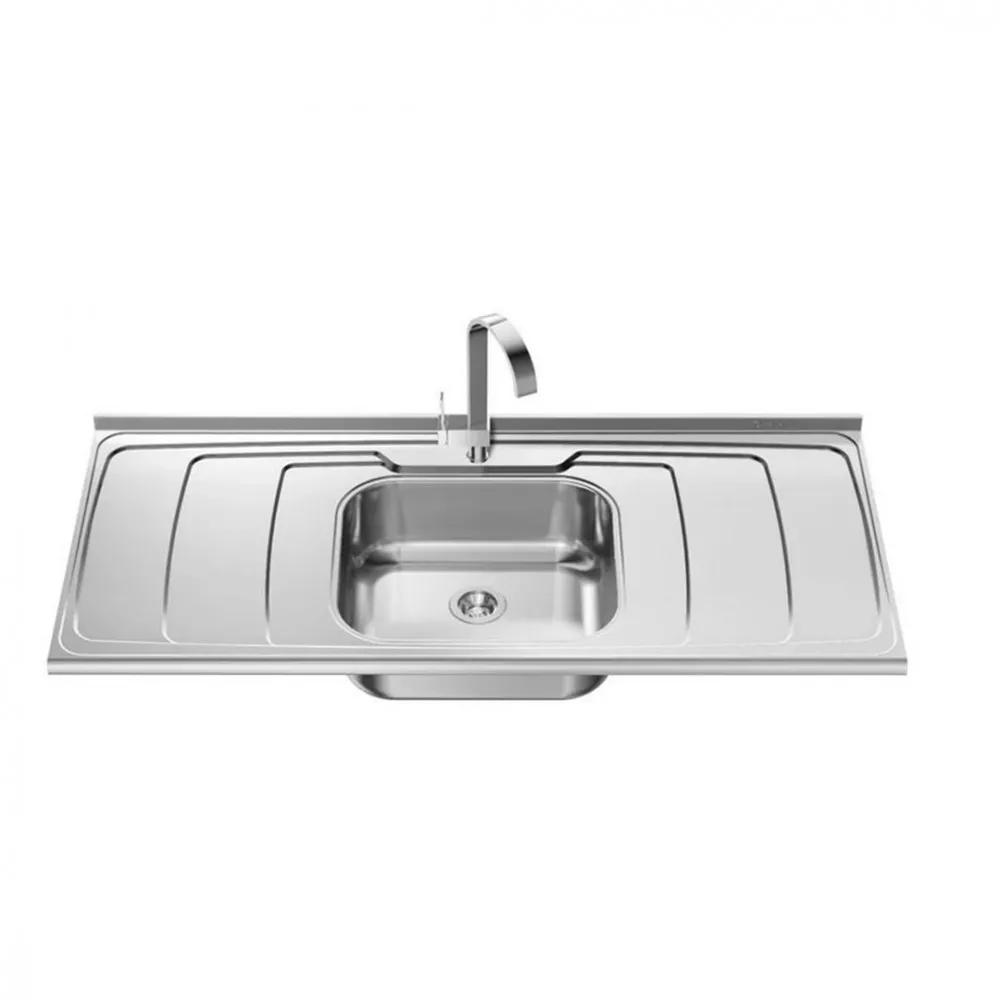 Image 1 of 3 of Tampo De Pia GhelPlus Dubai Inox Com Cuba 120cm