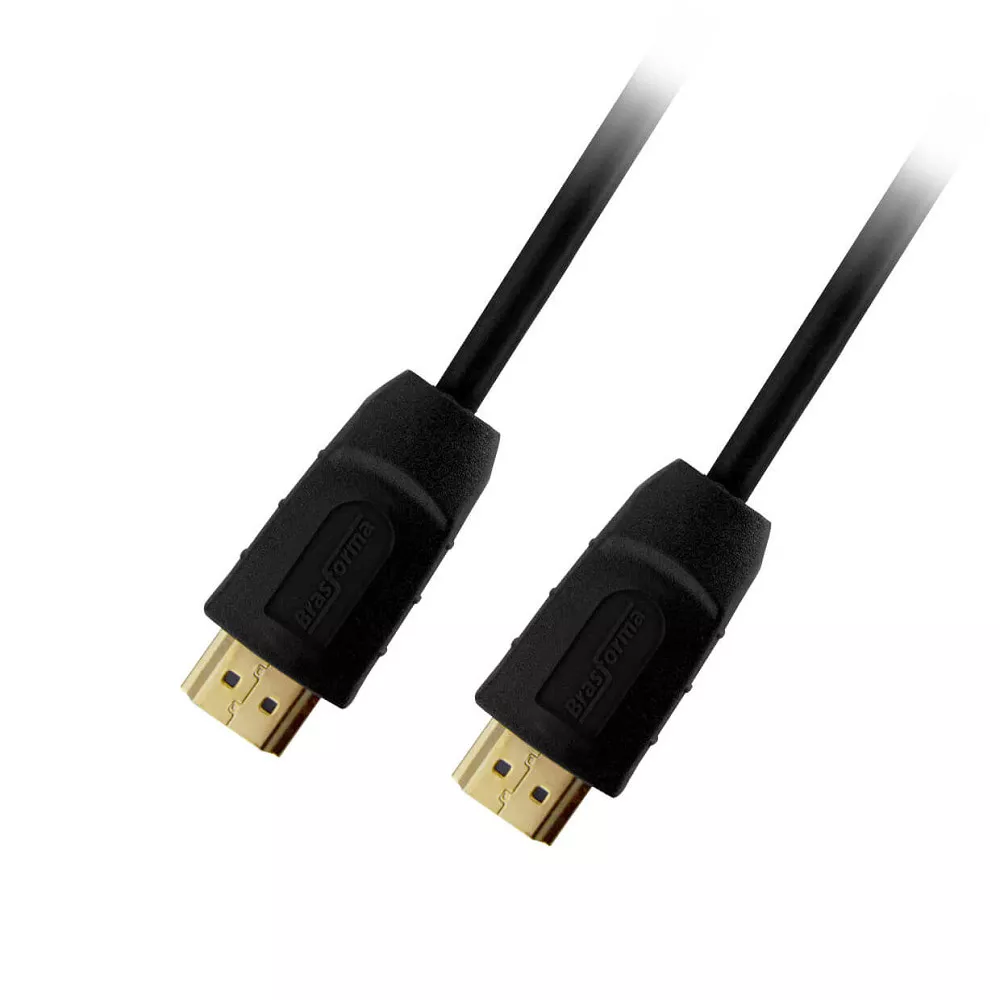 Image 0 of 2 of Cabo HDMI de Alta Definicao 2.0 com 3m - Brasforma HDMI5003