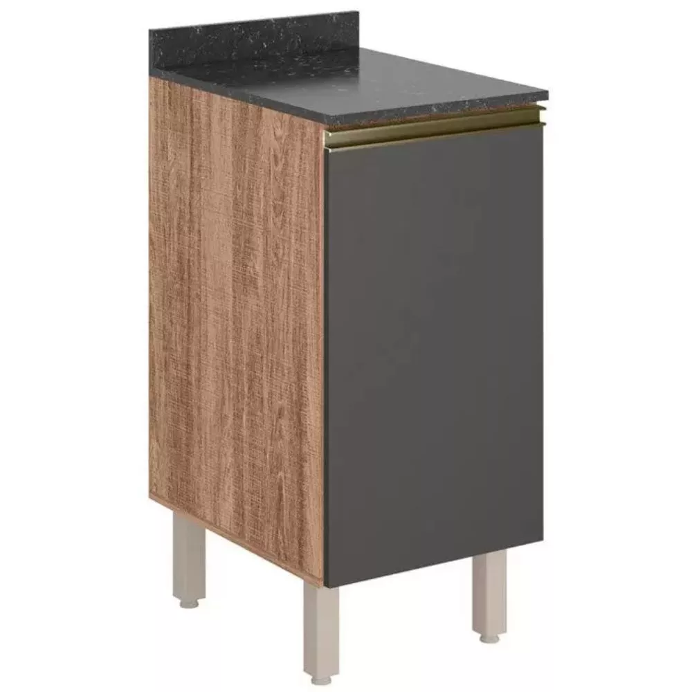 Balcão 300x850x515 01 Porta  Com Tampo 25mm Nicioli