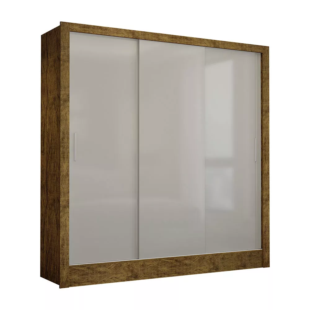 Image 0 of 7 of Guarda Roupa Casal Fortaleza 3 Portas Carioca Móveis