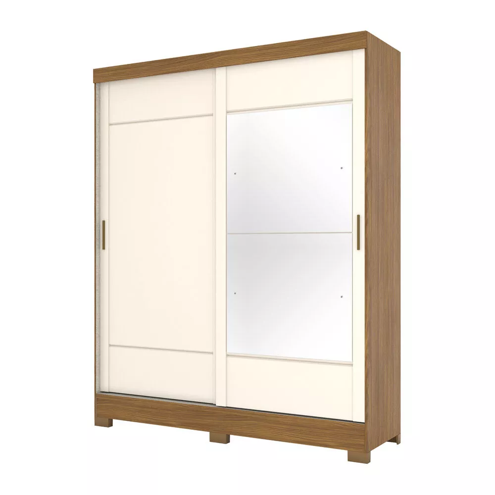 Image 1 of 4 of Guarda Roupa Henn 2 Portas Correr Com Espelho