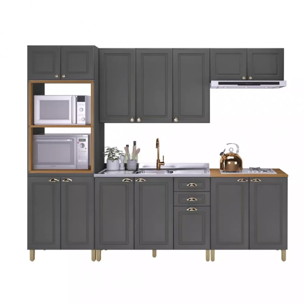 Cozinha Modulada 5 Peças sem Tampo Firenze Indekes