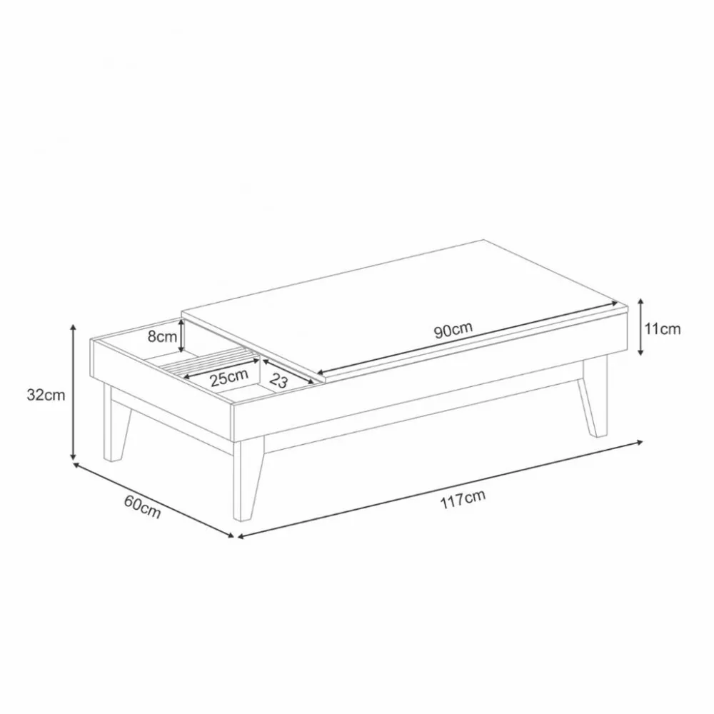 Mesa de Centro Vitta HB Móveis