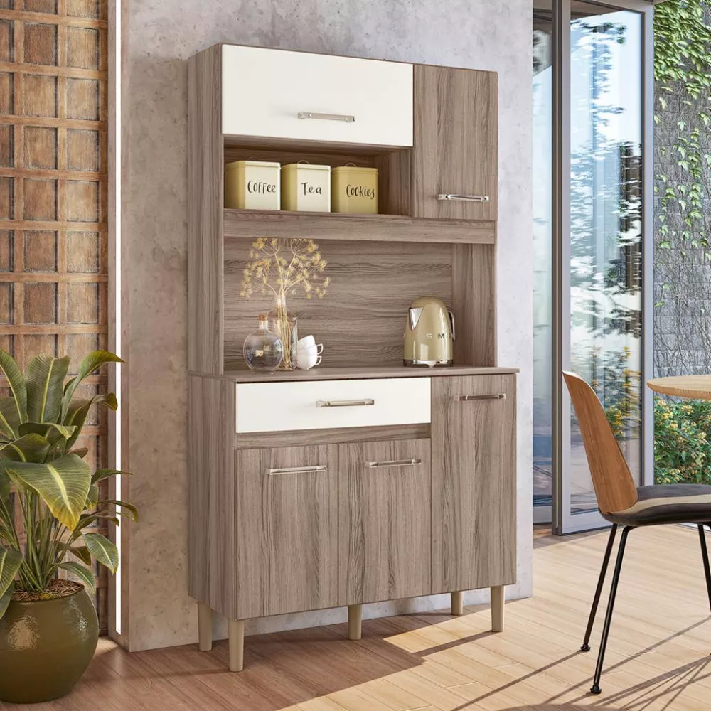 Cozinha Compacta 5 Portas 1 Gaveta Magazin Nicioli