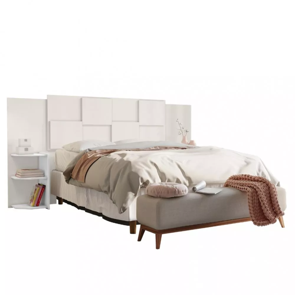 Cabeceira Casal Box Firenze Conquista Móveis