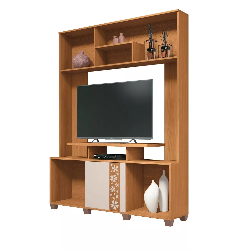 Estante Home para TV até 47 Polegadas 1 Porta Milla HB Móveis