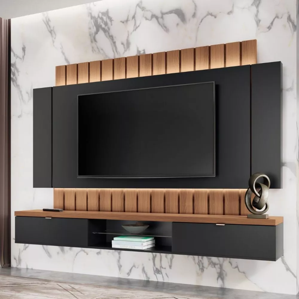 Painel para TV até 70 Polegadas 2 Portas Illusion 2.2 HB Móveis