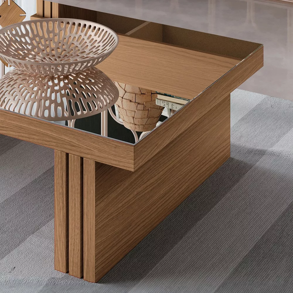 Mesa de Centro Espelho Luna HB Móveis