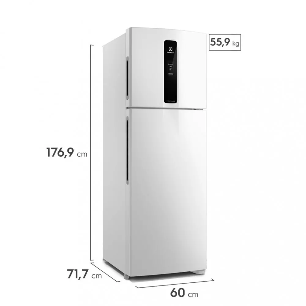 Geladeira Electrolux IF43 Frost Free Inverter Duplex 390L