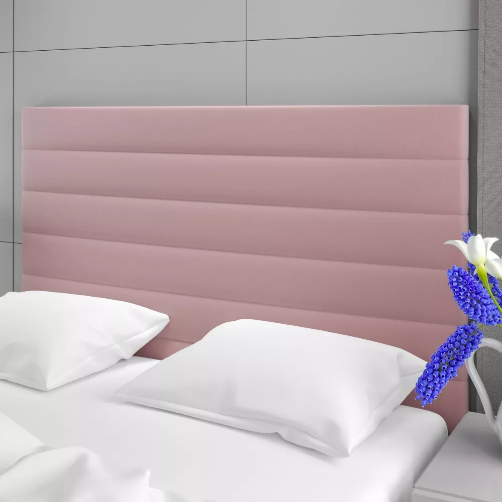 Cabeceira Estofada Queen 160cm Veludo Vian