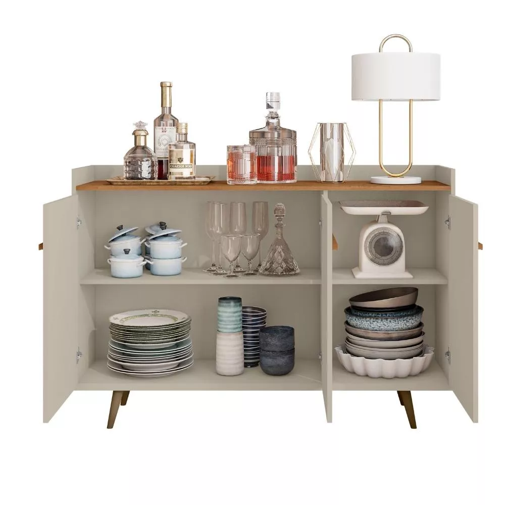 Aparador Buffet 3 Portas Quartzo Bechara