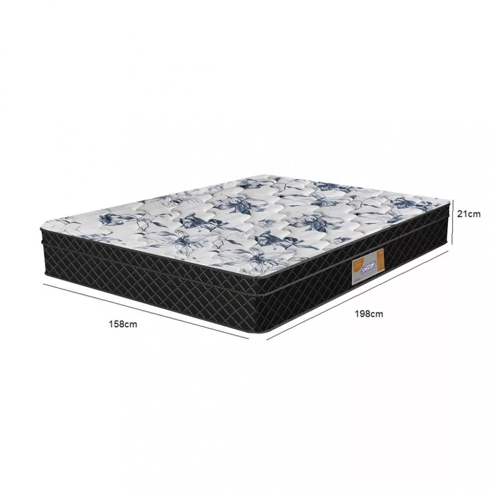 Colchão Queen 158cm Espuma D33 Supreme AG Gazin