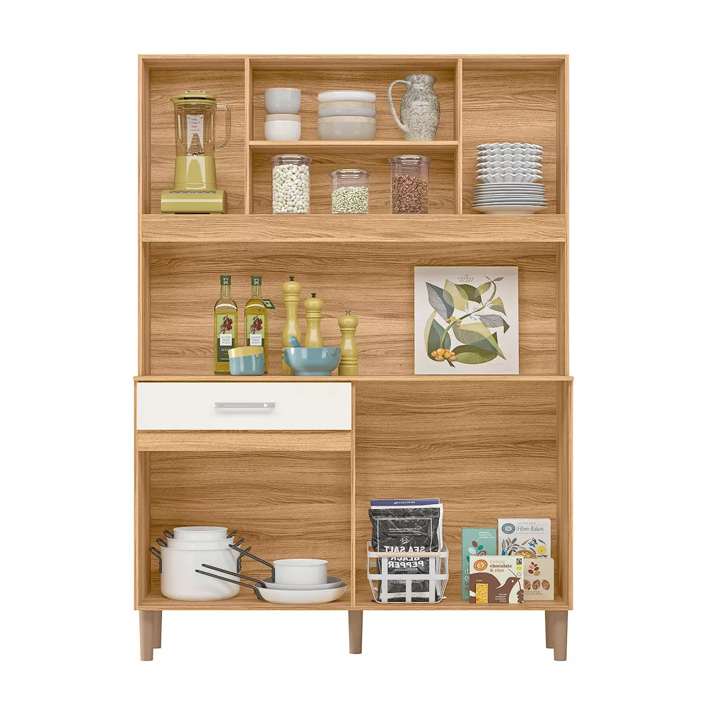 Cozinha Compacta 7 Portas 1 Gaveta Magazin Nicioli