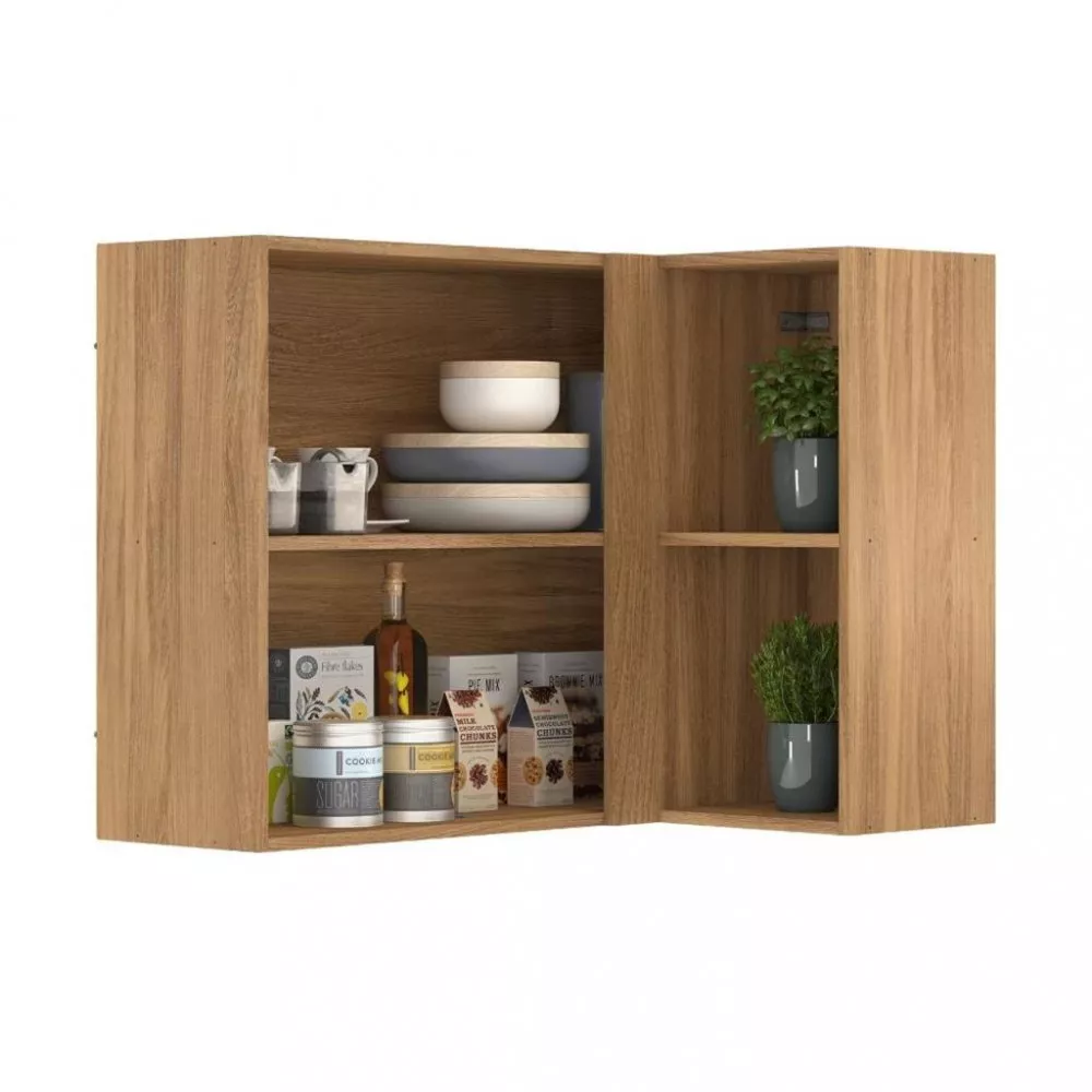 Image 1 of 5 of Armário Aéreo Canto Reto 1 Porta 90cm Firenze Demóbile