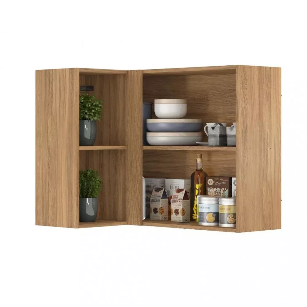 Image 2 of 5 of Armário Aéreo Canto Reto 1 Porta 90cm Firenze Demóbile