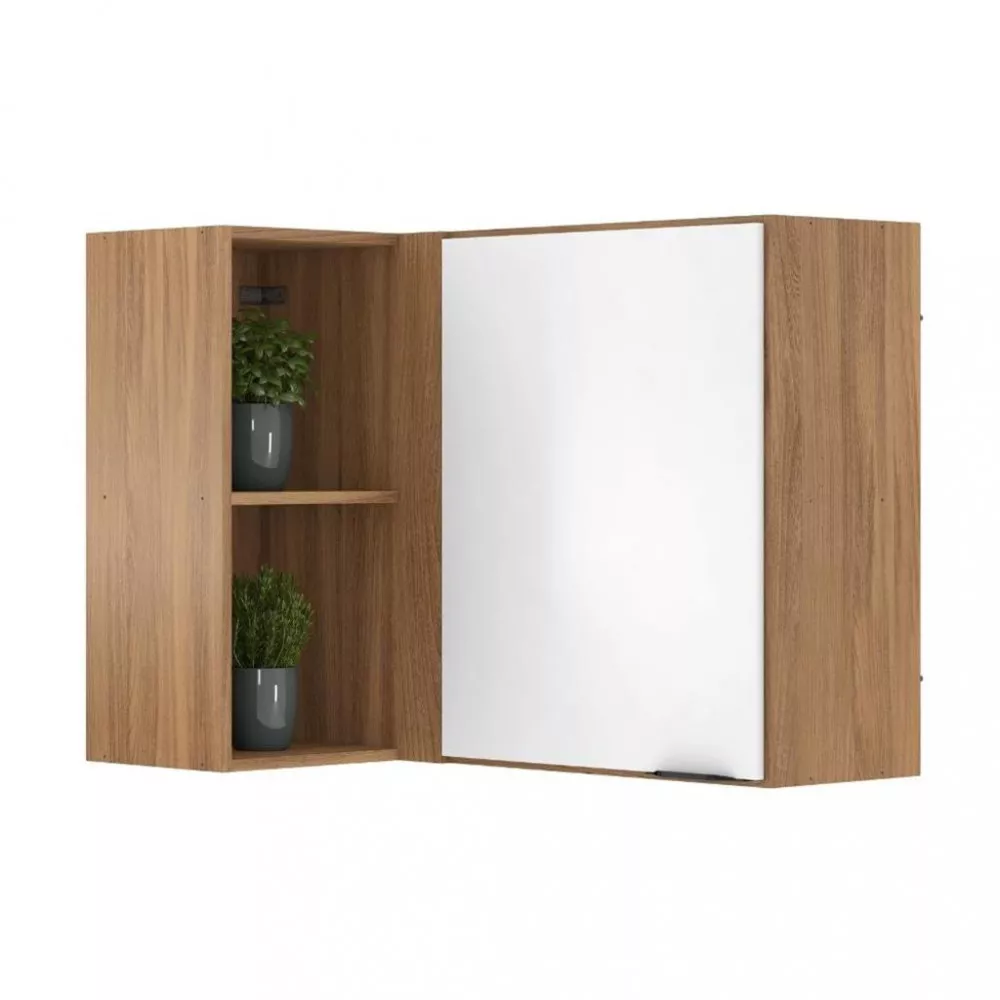 Image 4 of 5 of Armário Aéreo Canto Reto 1 Porta 90cm Firenze Demóbile