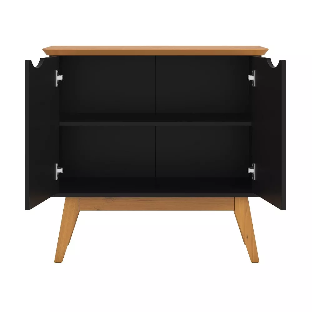 Aparador 2 Portas com Pés de Madeira Prism Patrimar