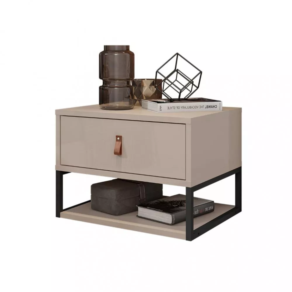 Mesa de Cabeceira Suspensa 1 Gaveta Sigma Casa D