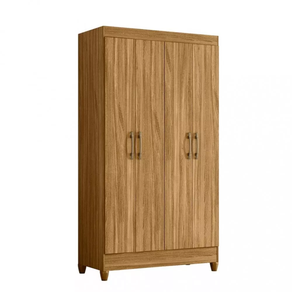 Guarda Roupa Solteiro 4 Portas 1 Gaveta Viena Moval