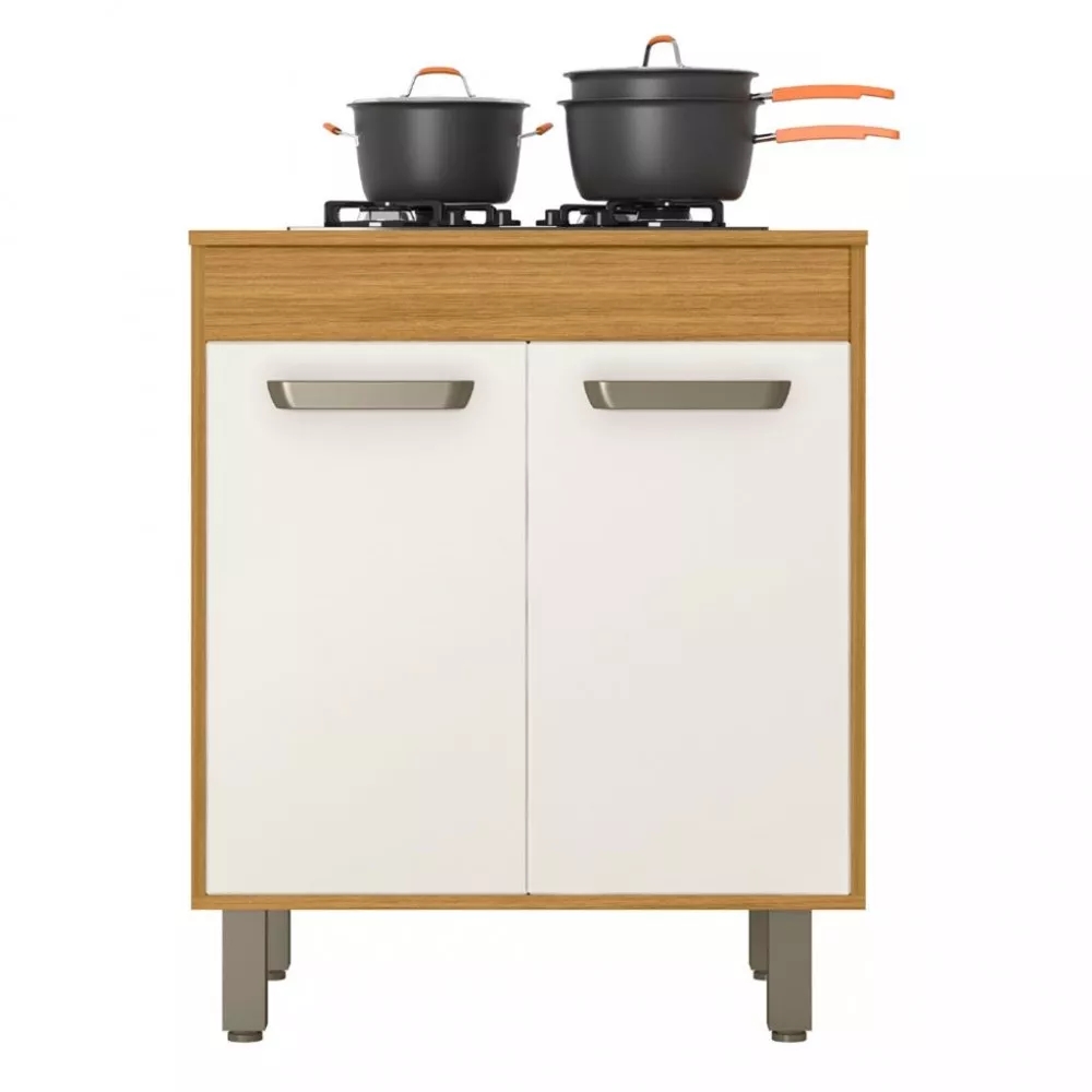 Balcão 70cm com Tampo 2 Portas Malta Poliman