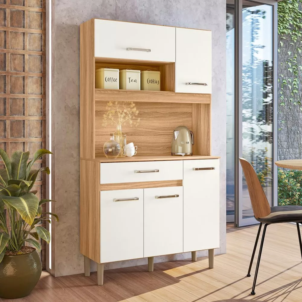 Cozinha Compacta 5 Portas 1 Gaveta Magazin Nicioli