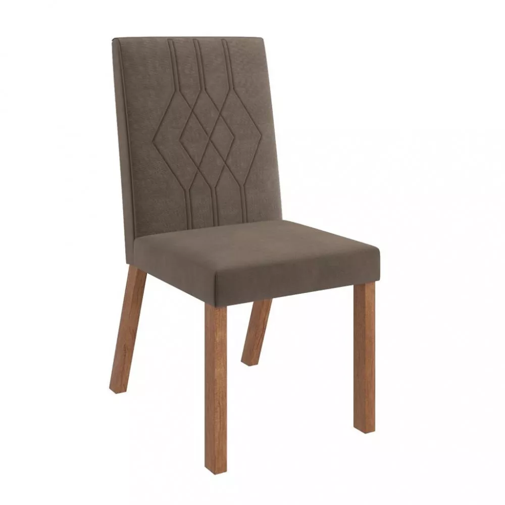 Conjunto Sala de Jantar Mesa 158/28 4 Cadeiras Zamarchi