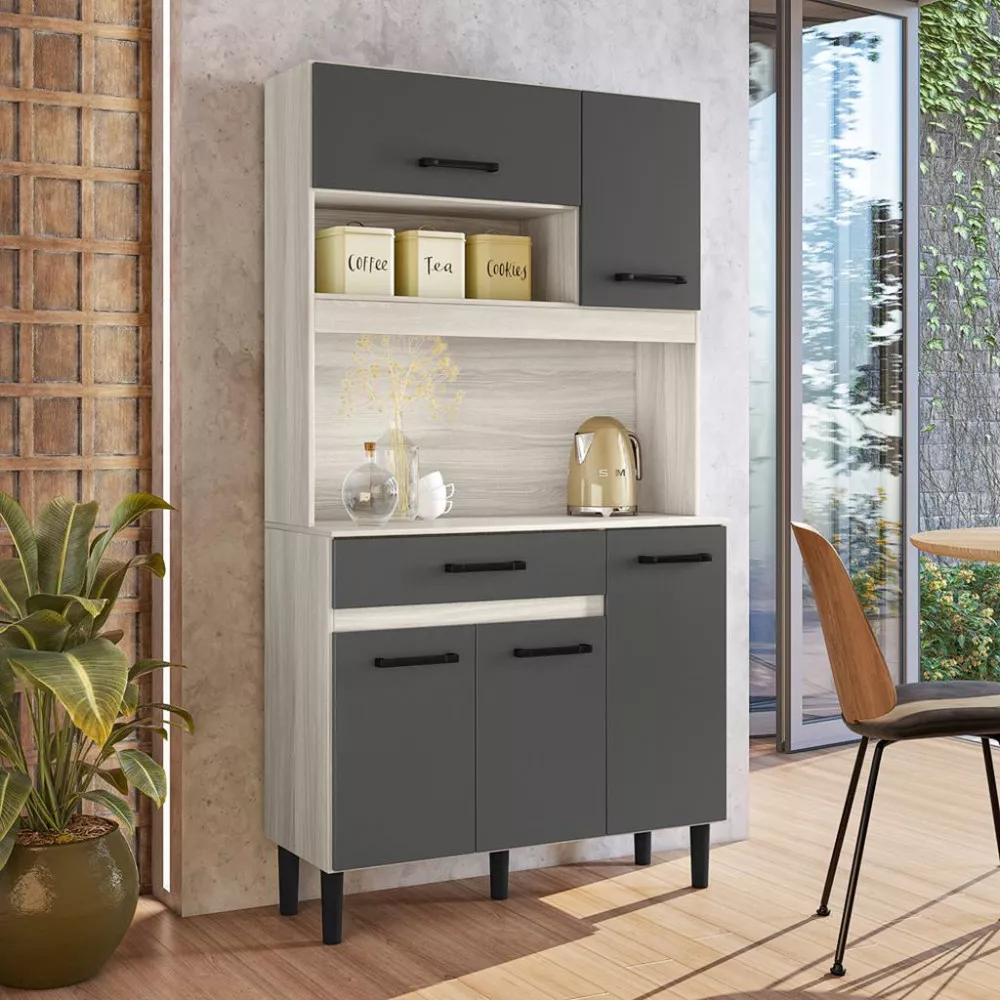 Cozinha Compacta 5 Portas 1 Gaveta Magazin Nicioli