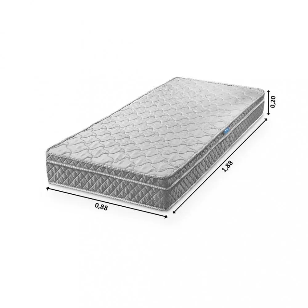 Colchão Solteiro 88cm Molas Ensacadas 1 Euro Bari Umaflex
