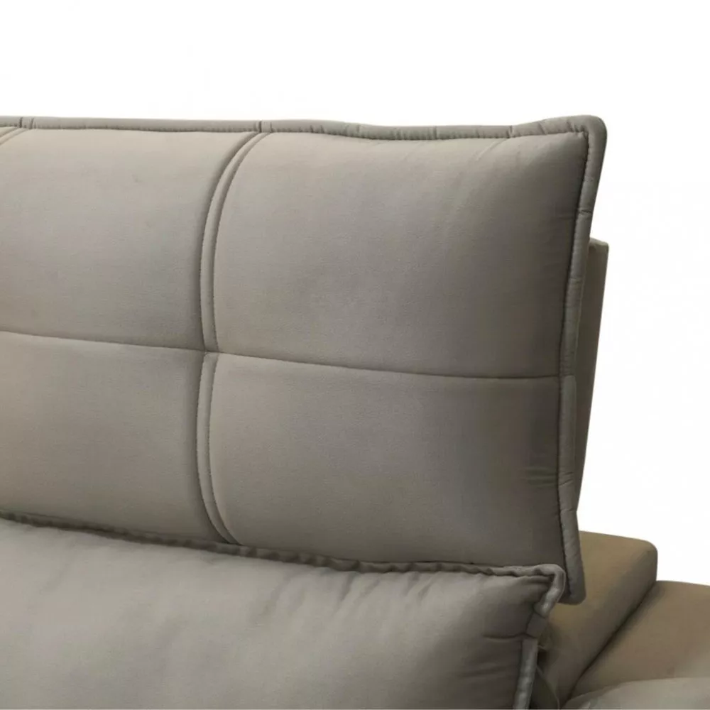 Sofá 4 Lugares Retrátil Reclinável Veludo 250cm Cartaxo Ferguile