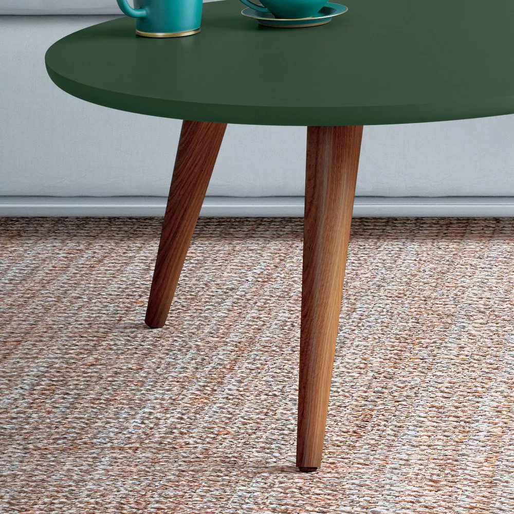 Mesa de Centro Redonda em MDF Sorelle HB Móveis