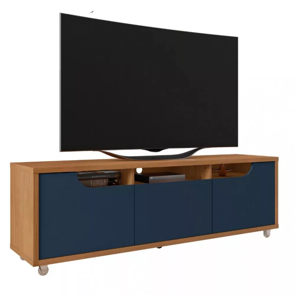 Rack para TV Até 60 Polegadas 2 Portas 1 Gaveta Jersey Casa D