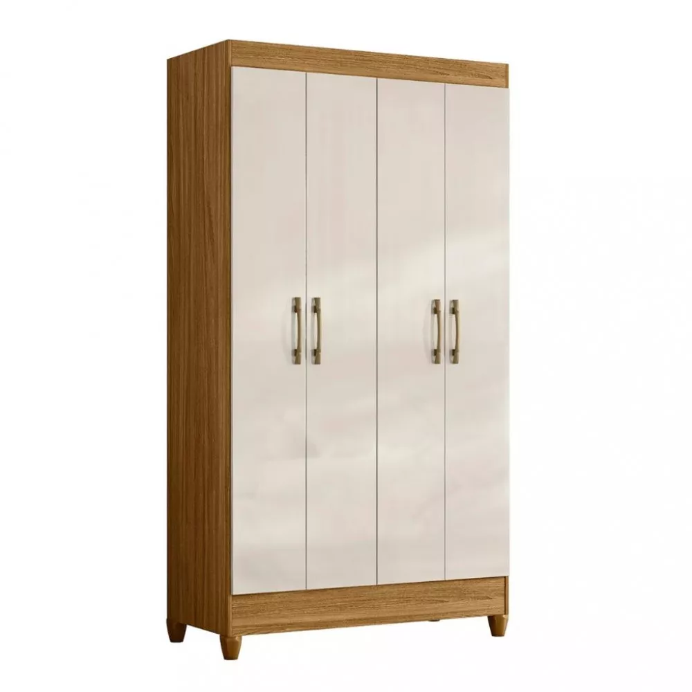 Guarda Roupa Solteiro 4 Portas 1 Gaveta Viena Moval