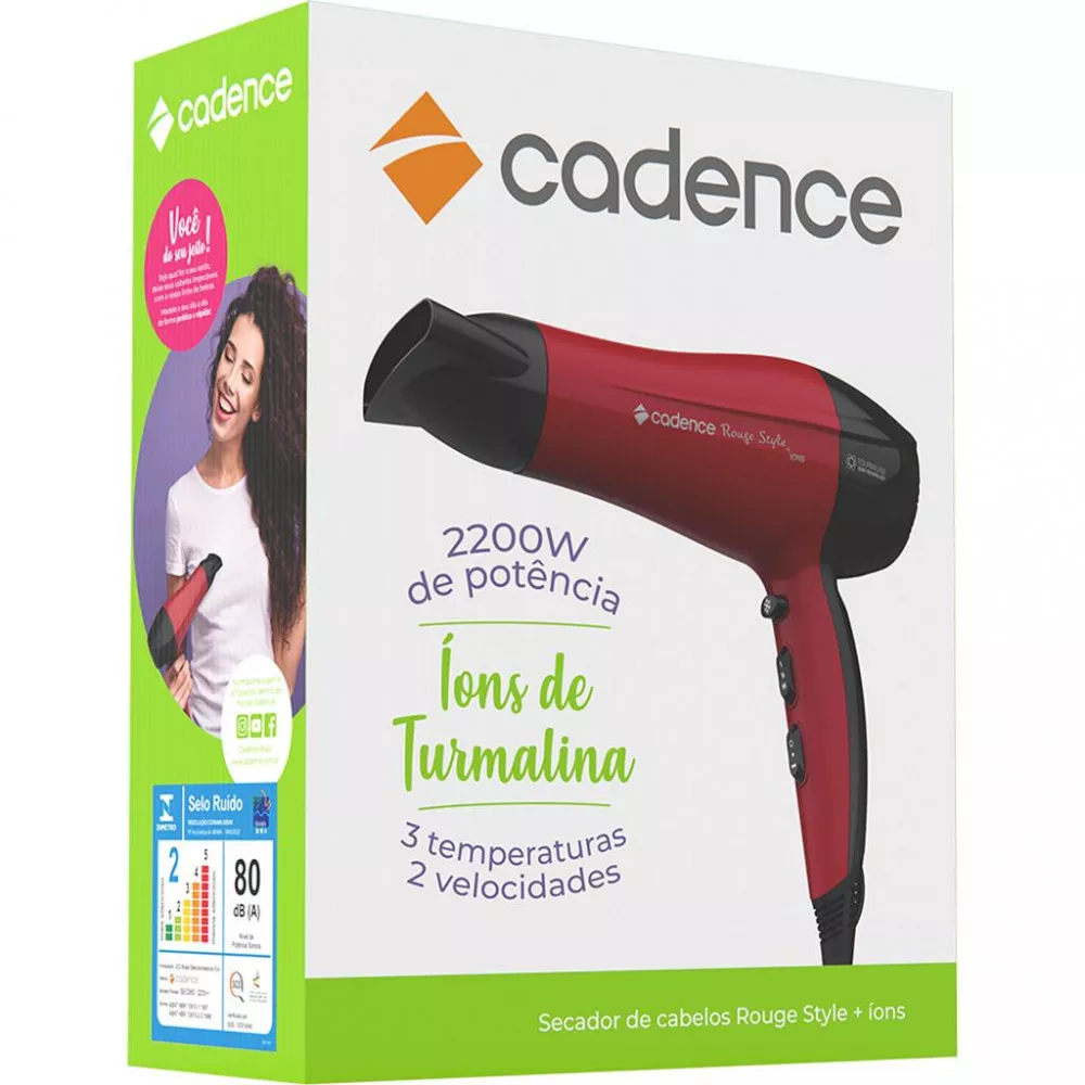 Image 5 of 6 of Secador de Cabelo Cadence Rouge Style II